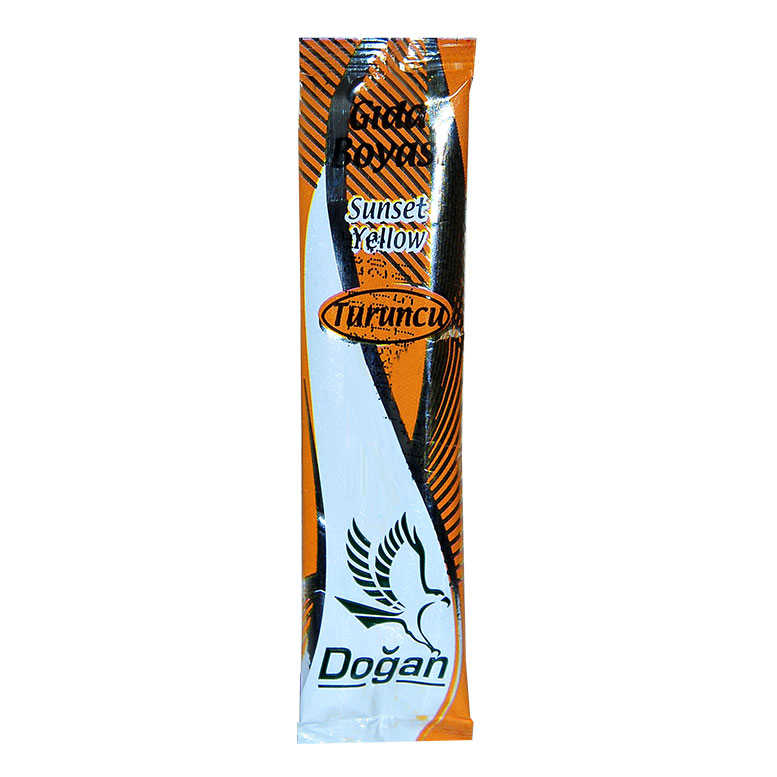 Gıda Boyası 9Gr - Turuncu - Doğan Pasta Şerbet Slime Gıda Boyası Tcu Toz 9 Gr Paket - Görsel 1
