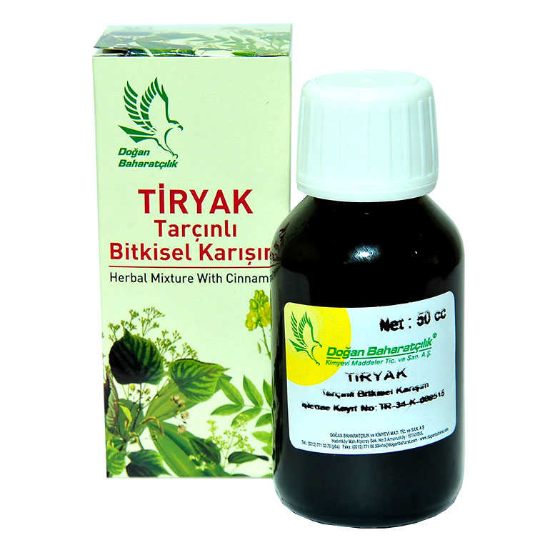 Tiryak 50cc - Doğan Tiryak Tarçınlı sel Karışım 50 cc - Görsel 1