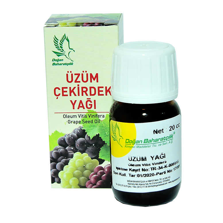 Üzüm Çekirdeği Yağı 20cc - Doğan Üzüm Çekirdeği Yağı 20 cc - Görsel 1