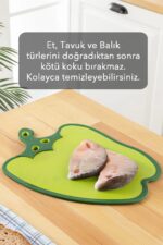 Dolma Biber Figürlü Kaydırmaz Kesme Tahtası Doğrama Panosu - Görsel 5