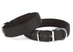 Seri Dokuma Köpek Boyun Tasması 4x52-60cm Siyah