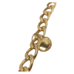 Kedi Ve Köpek Lüx Zincir Kolye 25-30 cm Medium Gold - Görsel 3
