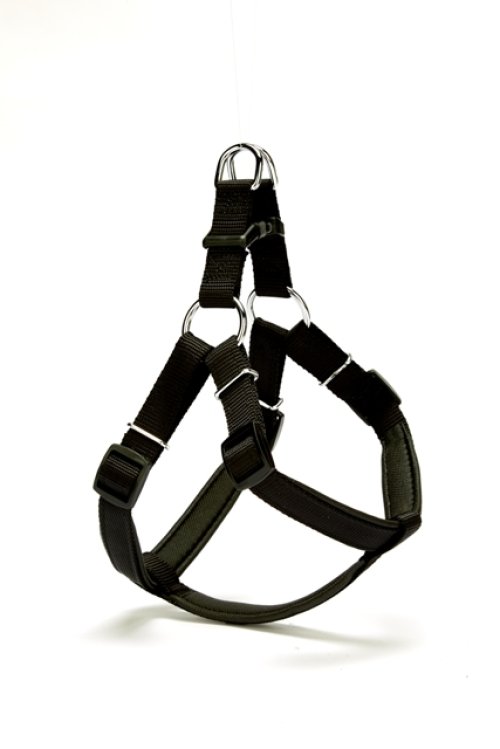 dsgt-m-siyah.jpg Dokuma Köpek Göğüs Tasması Medium Siyah 45*55 cm - Görsel 1