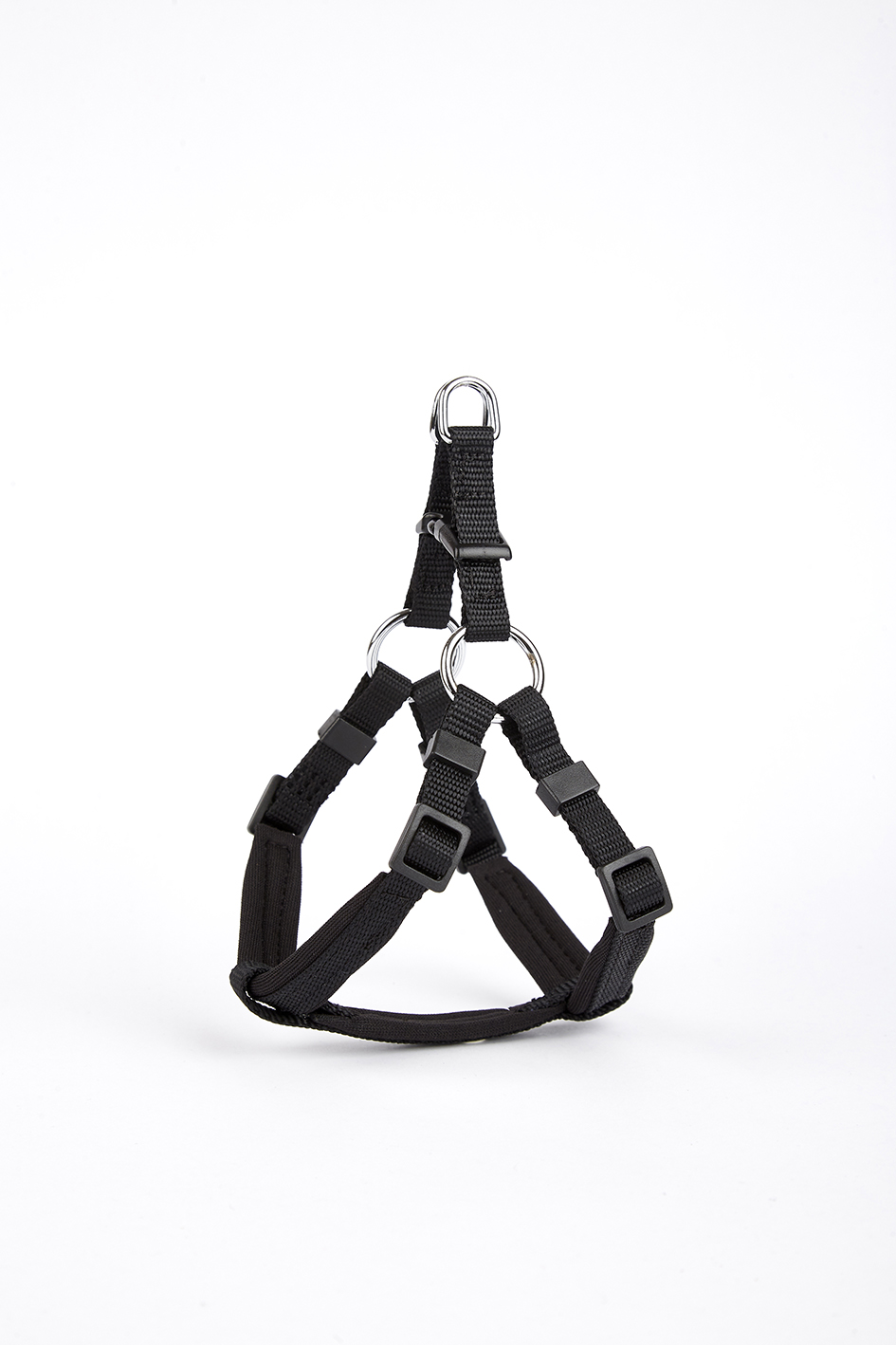 dsgt10xxs-blackjpg.jpg Köpek Göğüs Tasması XXS 30*35 cm Siyah - Görsel 1