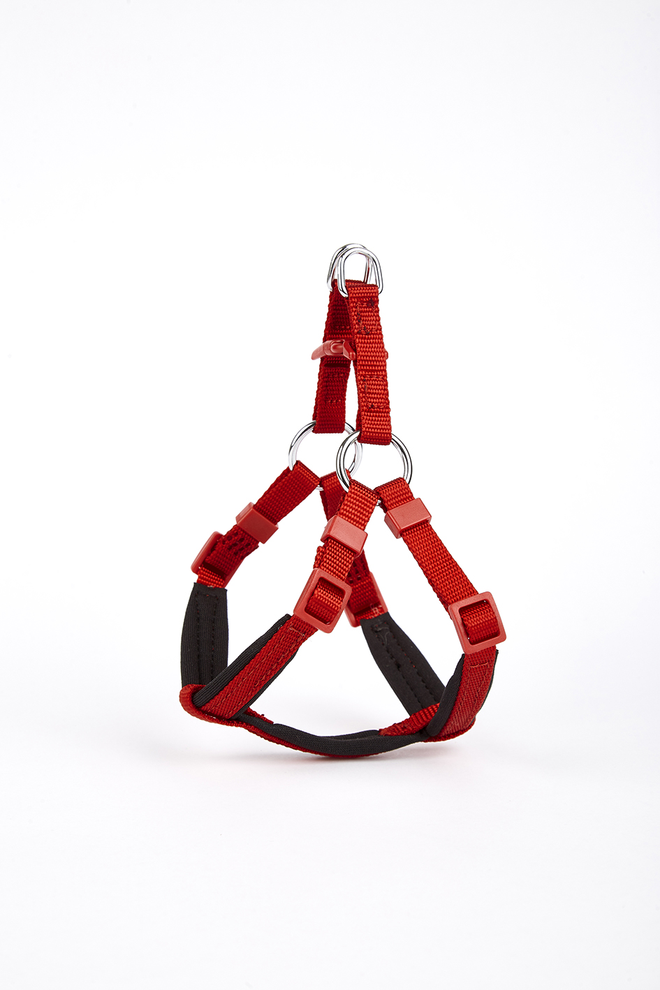 dsgt10xxs-redjpg.jpg Köpek Göğüs Tasması XXS 30*35 cm Kırmızı - Görsel 1