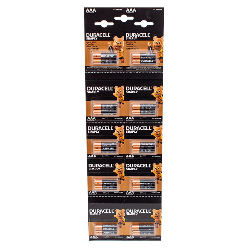 duracell-1-5v-ince-aaa-20-li-14407-1.jpg 1.5V İnce AAA 20'li lin Pil LR03/MN20 - Görsel 1