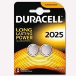 Duracell CR 2025 Lityum Düğme Pil 3V - 2'li Paket