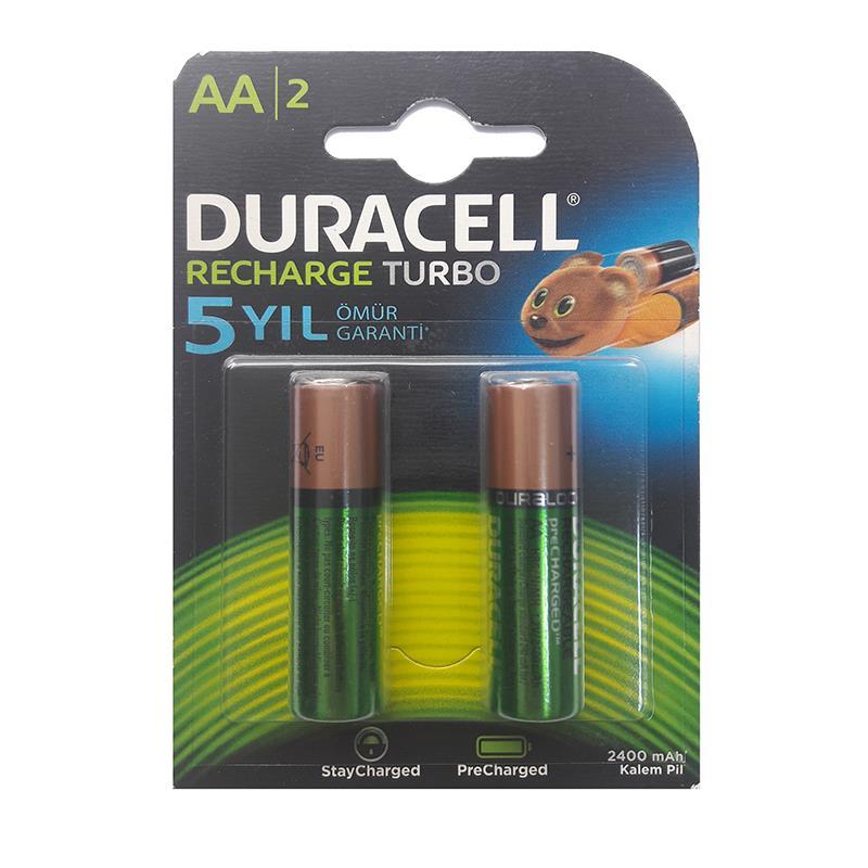 duracell-s-arj-edilebilir-kalem-pil-2-li-aa-2400mah-25140.jpg AA Şarj Edilebilir Kalem Pil - 2500 mAh (2'li Paket) - Görsel 1