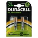 AAA Şarj Edilebilir İnce Kalem Pil - 750 mAh (2'li)