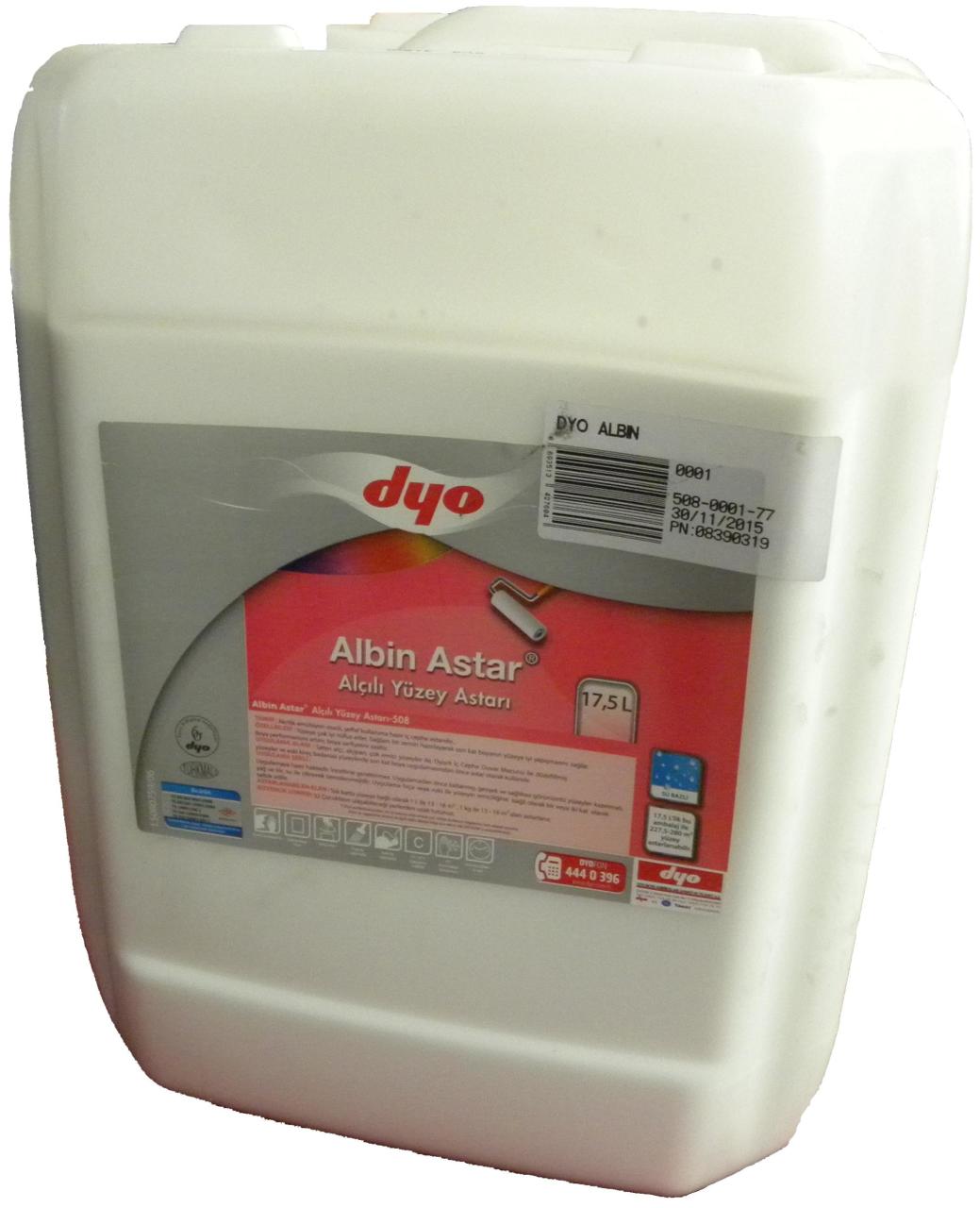 dyo-albin-alcili-yuzey-astari-17-5-litre-12234.jpg Alçılı Yüzey Astarı 17,5 Litre - Görsel 1