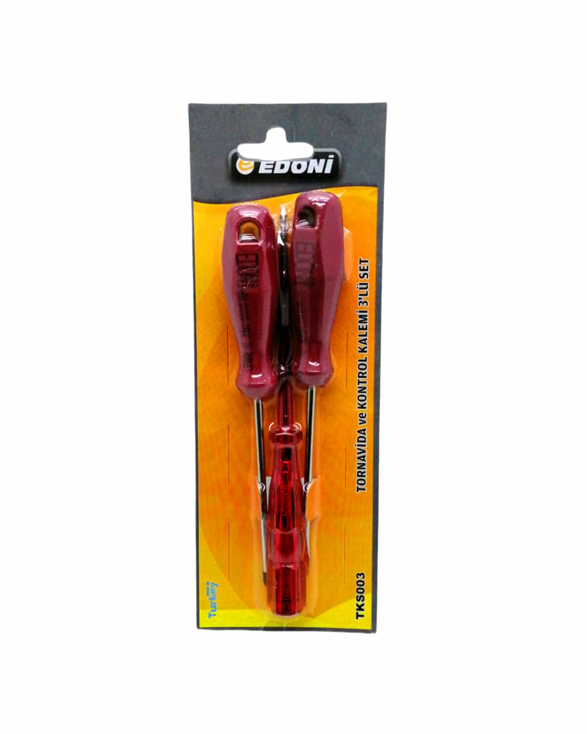 edoni-tks-003-3-pcs-set-t-22423-1.jpg 3 PARÇA SET TORNAVİDA YILDIZ - DÜZ - KONTROL KALEMİ - Görsel 1