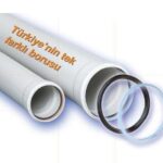 Ege Yıldız 75x500 mm PVC Atık Su Borusu