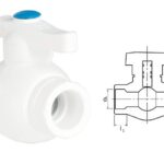 Ege Yıldız PPRC Küresel Vana - 40 mm (Gri)