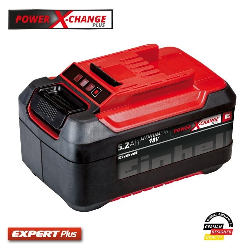 einhell-power-x-change-li-aku-18-volt-5-2-ah-plus-23575.jpg e Li-on Akü 18 Volt 5,2 Ah Plus - Görsel 1