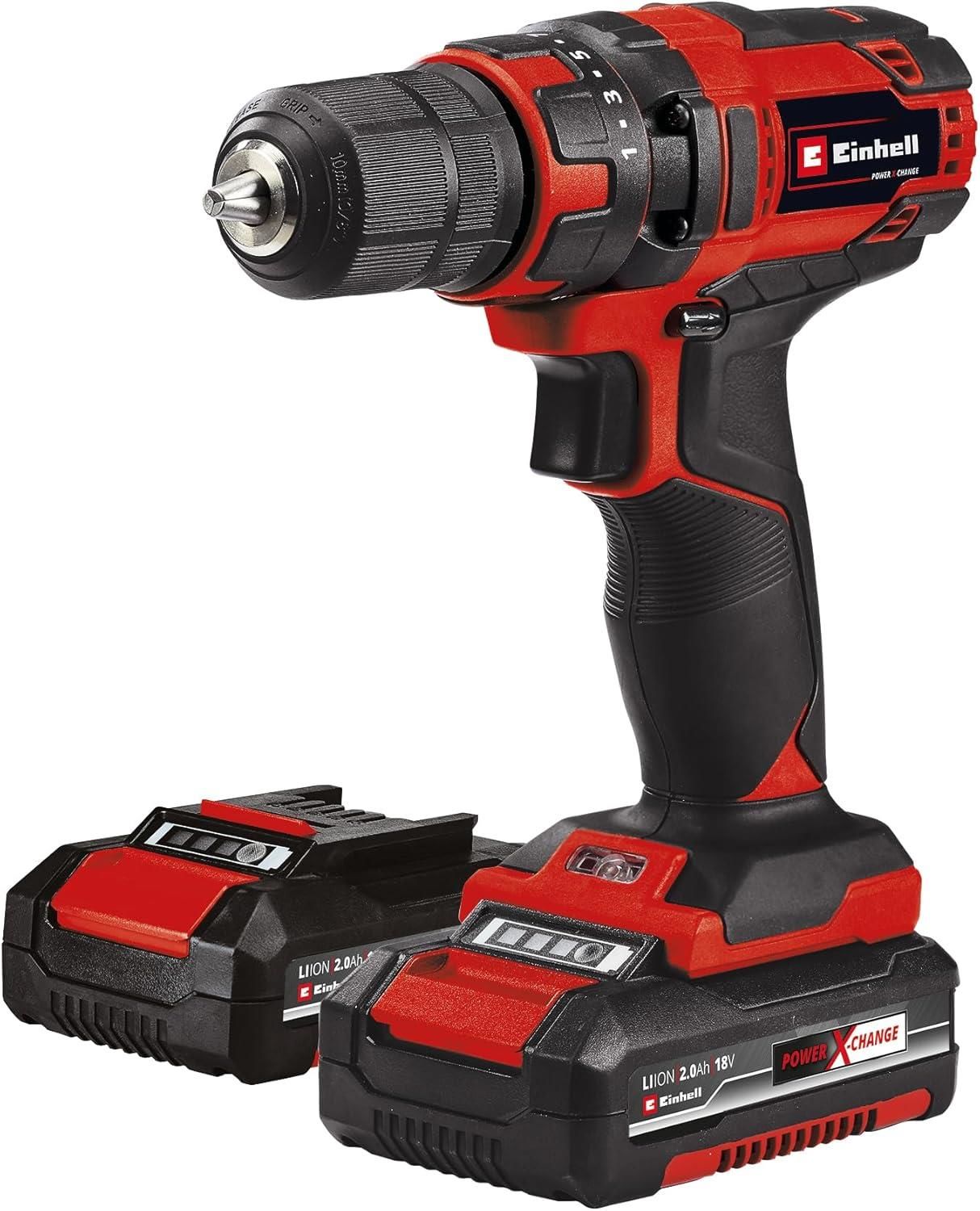 einhell-tc-cd-18-35-li-39-2x2-0ah-akulu-vidalama-68604.jpg TC CD 18/35 Li + 39 (2x2,0Ah) Akülü Vidalama - Görsel 1