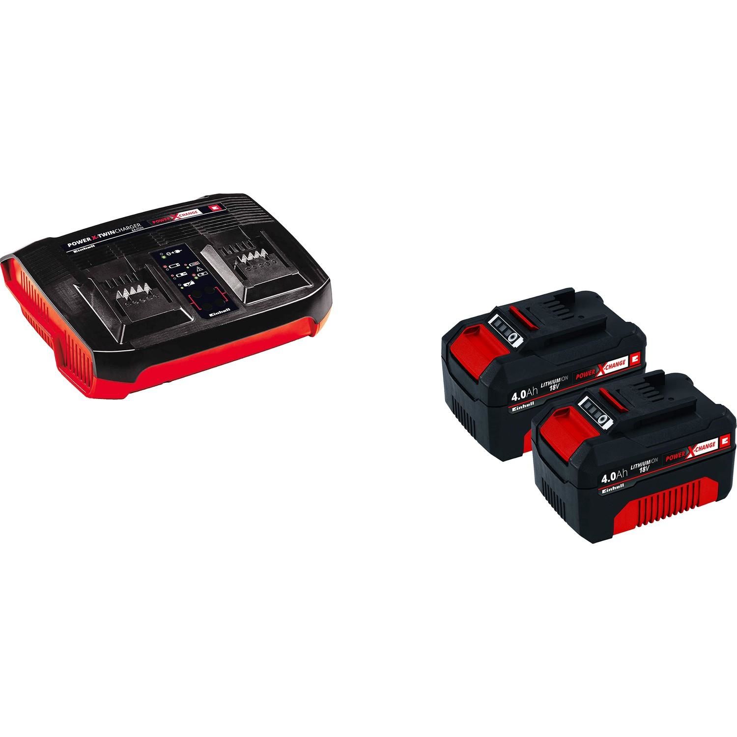 einhell-twincharger-2x4-0-ah-aku-ve-sarj-aleti-64063.jpg Tcharger 2X4,0 Ah Akü ve Şarj Aleti - Görsel 1