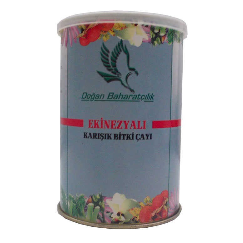 Ekinezyalı Karışık Çay 100Gr Tnk - Doğan Baharat Ekinezyalı Karışık sel Çay 100 Gr Teneke Kutu - Görsel 1