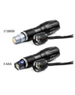 Watton WT-610 3 Renkli (Beyaz-Sarı-Mor) Q5 LED Fener - Görsel 4