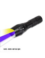 Watton WT-610 3 Renkli (Beyaz-Sarı-Mor) Q5 LED Fener - Görsel 5
