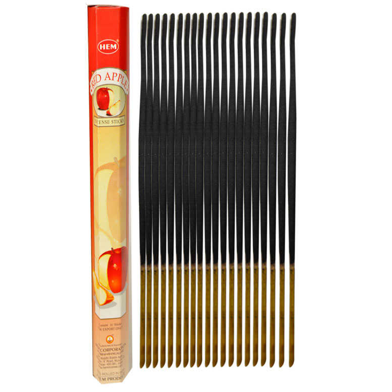 elma-kokulu-tutsu-hem-tutsu-hem-tutsu-22387-12-b.jpg Kırmızı Elma Kokulu 20 Çubuk Tütsü - Red - Görsel 1