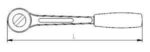 Elta 1514 1/2" Profesyonel Cırcır Kolu - 250 mm - Görsel 2