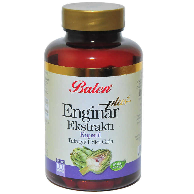Enginar Ekstraktı 100 Kapsül - Balen Enginar Ekstraktı Plus+ 100 - Görsel 1