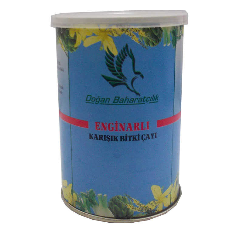 Enginarlı Karışık Çay 100Gr Tnk - Doğan Baharat Enginarlı Karışık sel Çay 100 Gr Teneke Kutu - Görsel 1