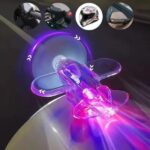 26786 Led Işıklı Motosiklet Süs Uçağı Pilsiz Çalışan Kırmızı-Mavi Işık Efektli - Görsel 2