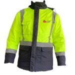 Reflektörlü Parka Sarı Lacivert S