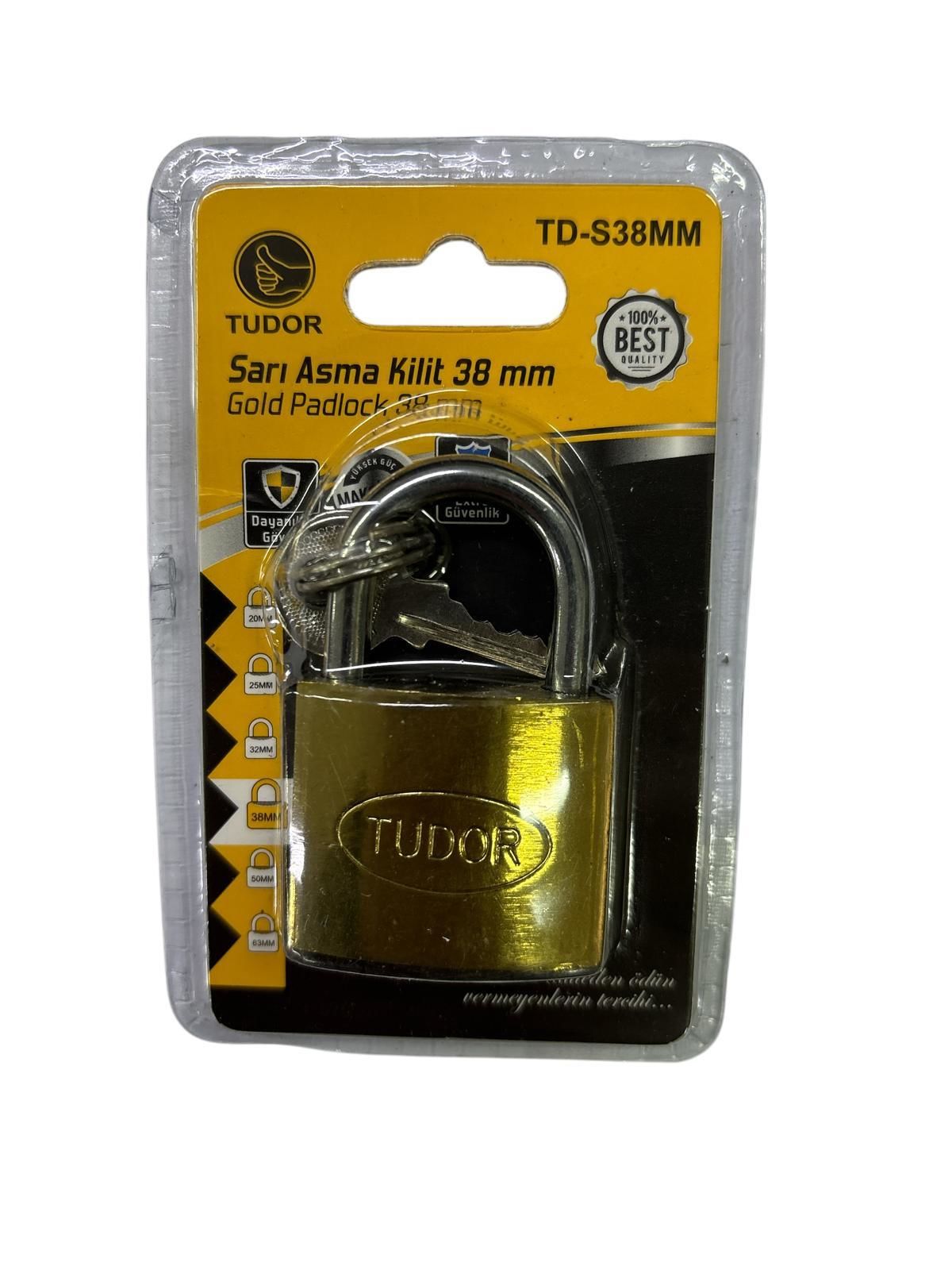 ennalbur-tudor-38-mm-kisa-sari-asma-kilit-68485.jpg Tudor 38 mm Kısa Sarı Asma Kilit - Görsel 1