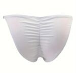 Erkek Beyaz Büzgülü Slip İç Giyim
