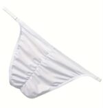 Erkek Beyaz Büzgülü Slip İç Giyim - Görsel 2