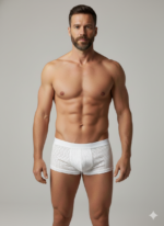 Erkek Beyaz File Boxer