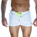 Erkek Beyaz Mini Mayo Short