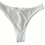 Erkek Biyeli Beyaz Transparan Brazillian Slip