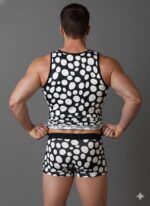 Erkek Desenli Tank Top Boxer Takımı - Görsel 3