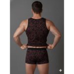 Erkek Desenli Tank Top Boxer Takımı - Görsel 2