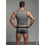 Erkek Desenli Tank Top Boxer Takım - Görsel 3