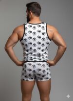 Erkek Desenli Tank Top Boxer Takım - Görsel 3