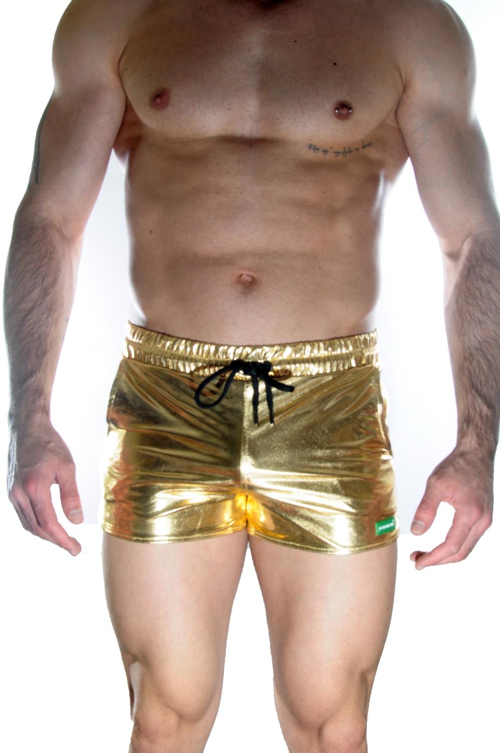 erkek-gold-lame-short-18769-1.jpg Erkek Gold Lame Short - Görsel 1