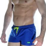 Erkek Mavi Mini Mayo Short