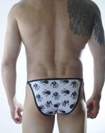Erkek Metalli El Desenli Slip Çamaşır - Görsel 2