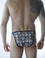 Erkek Metalli Zar Desenli Slip Çamaşır - Görsel 2