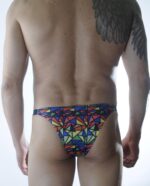 Erkek Renkli Desenli Brazillian Slip - Görsel 2