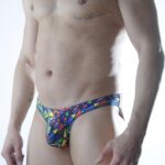Erkek Renkli Desenli Slip İç Çamaşırı