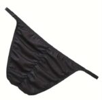 Erkek Siyah Büzgülü Slip İç Giyim - Görsel 2