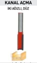 Eurostar 14403 İki Ağızlı Freze Kanal Açma Bıçağı 8X8X25 mm - Görsel 2