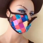 Fermuarlı 2 Katlı Fantezi Tasarım Maske
