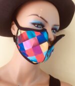 Fermuarlı 2 Katlı Fantezi Tasarım Maske
