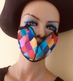 Fermuarlı 2 Katlı Fantezi Tasarım Maske - Görsel 3
